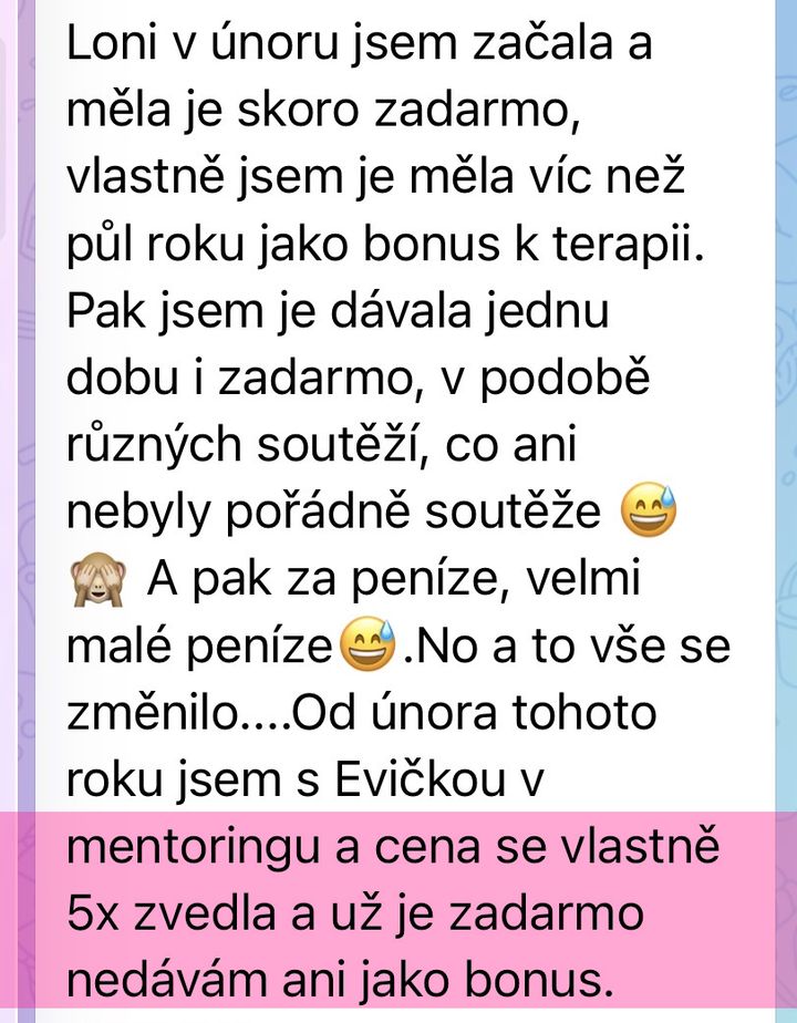 Leni o tom, jak dávala služby skoro zadarmo