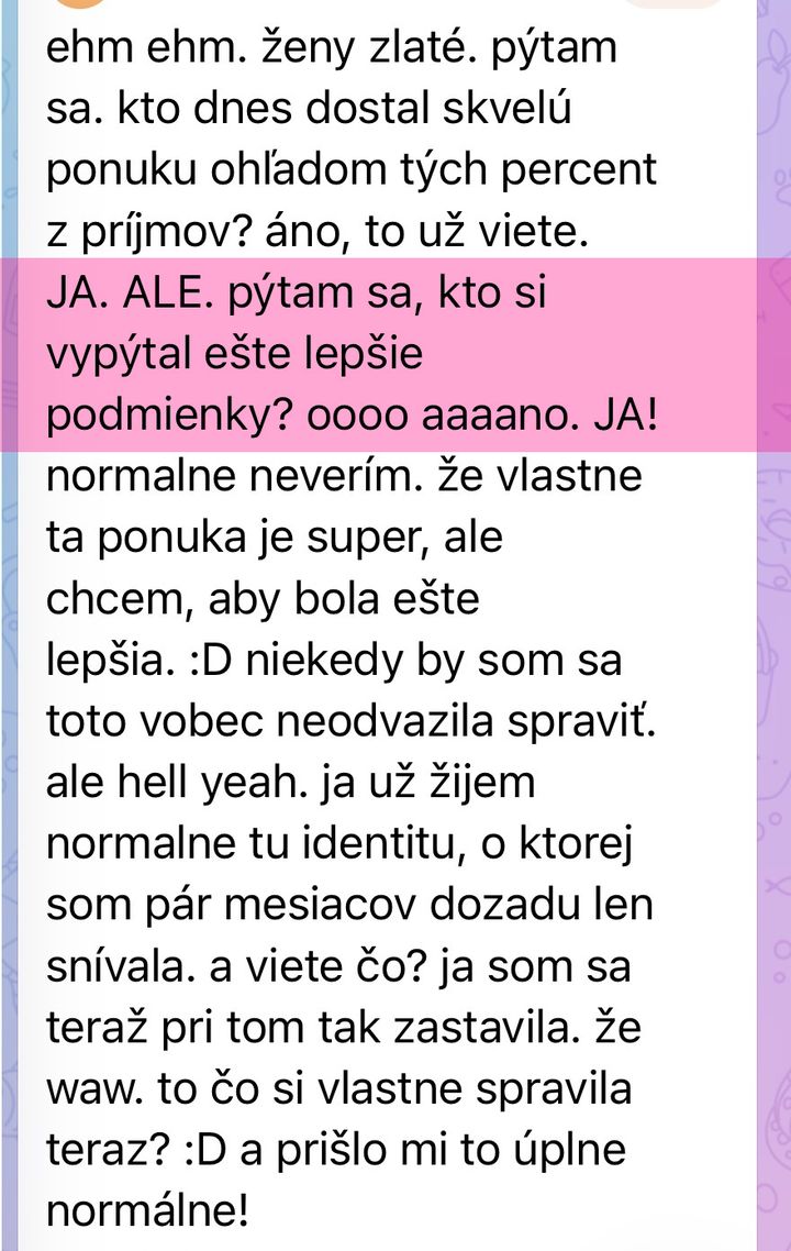 Dominika si řekla o lepší podmínky